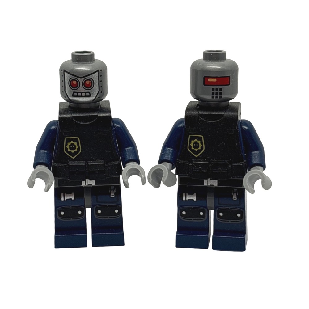 LEGO Robo SWAT Minifigure Lot x2 Super Secret Police The LEGO Movie 70819 Emmet